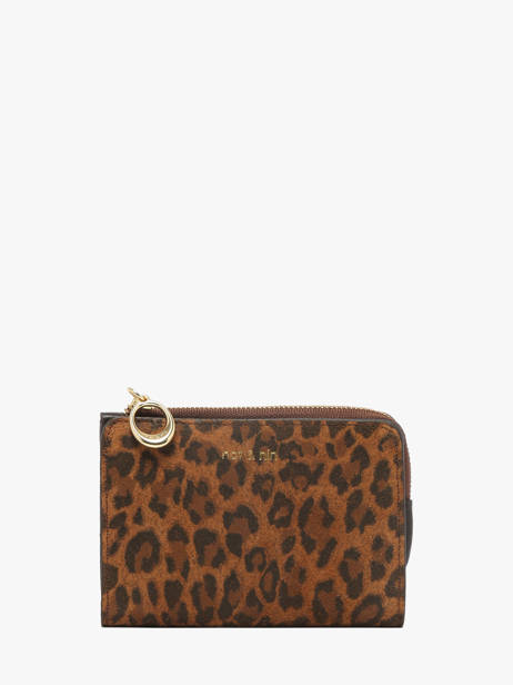 Portefeuille Leder Nat et nin Bruin vintage 25311-29